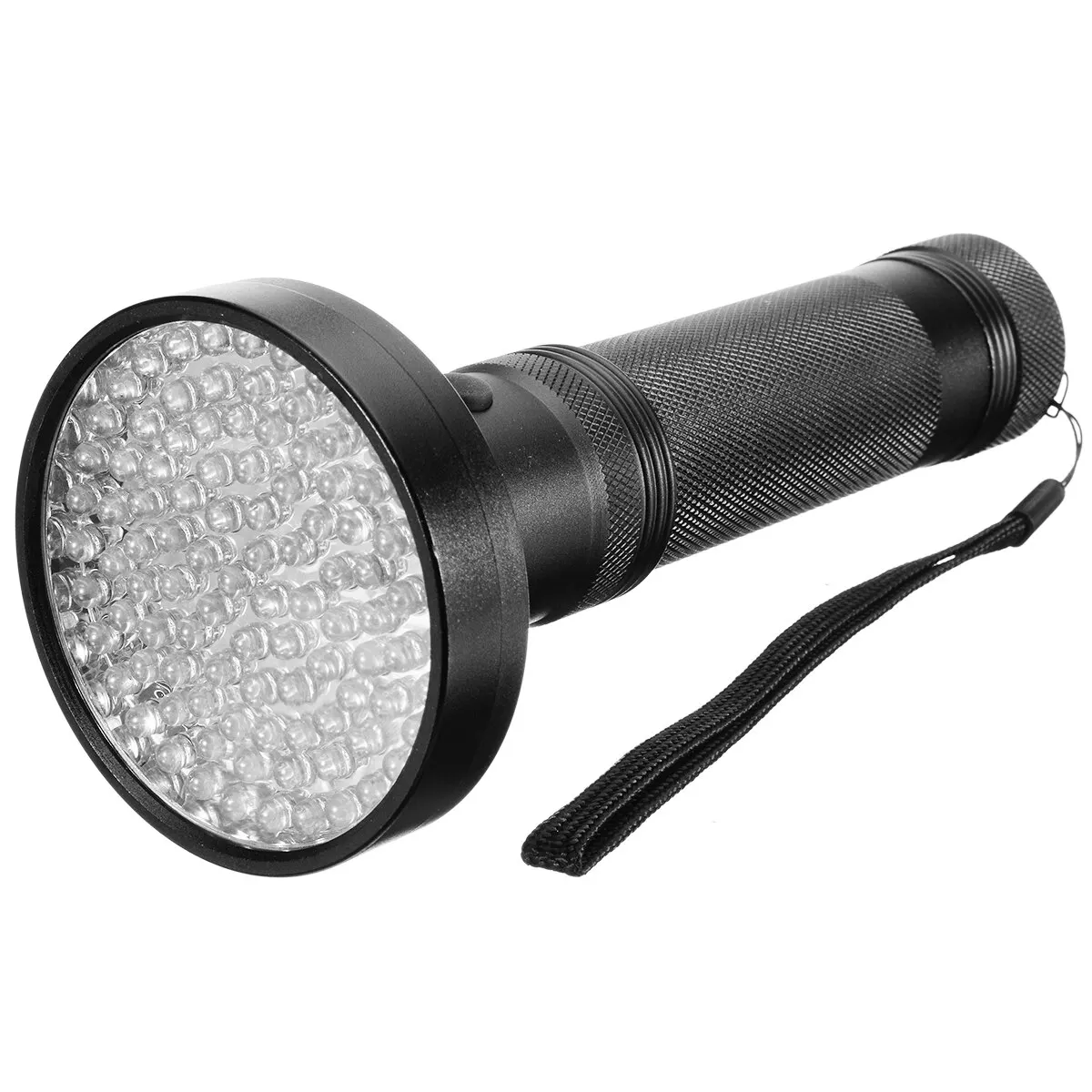 Outdoor LED UV Flashlight 100 LED UltraViolet Blacklight Flashlight Lamp Torch Inspection Light  with Water Resistance Ring
