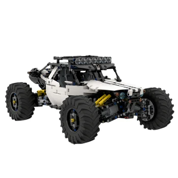 

1912Pcs MOC 4WD RC Buggy Bricks Vehicle Building Blocks Toy - Black + White Dynamic Version
