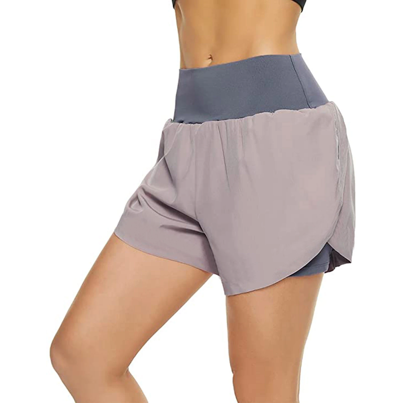 cortos de Yoga mujer, Shorts deportivos ajustados informales hasta tobillo, pantalones bombachos holgados para deporte, Jogging, con bolsillos|Pantalones cortos| - AliExpress