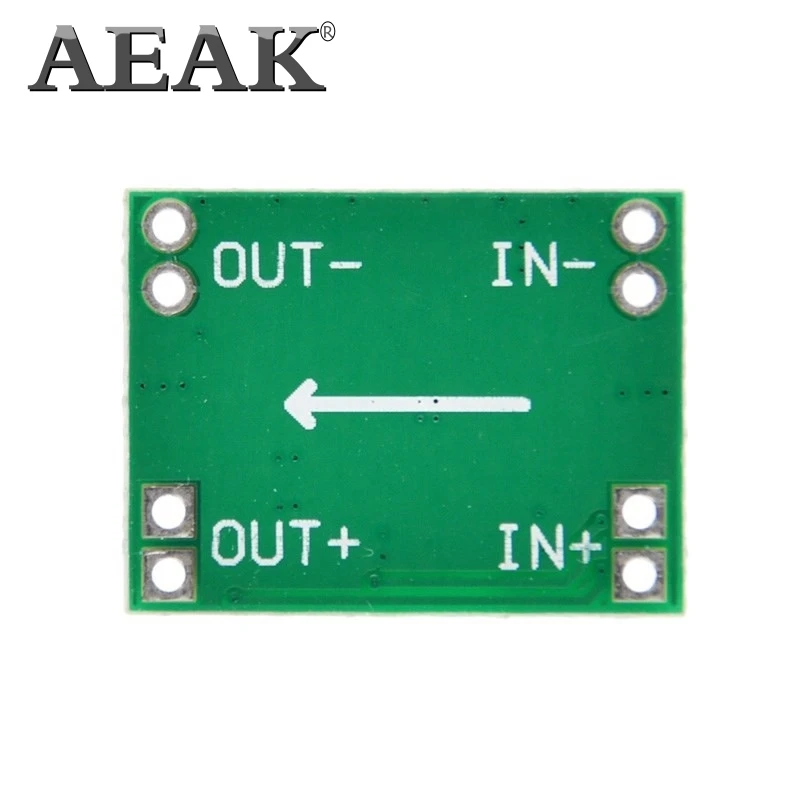 AEAK 100 шт ультра-маленький размер DC-DC понижающий модуль питания 3а Регулируемый понижающий преобразователь для Arduino Замена LM2596