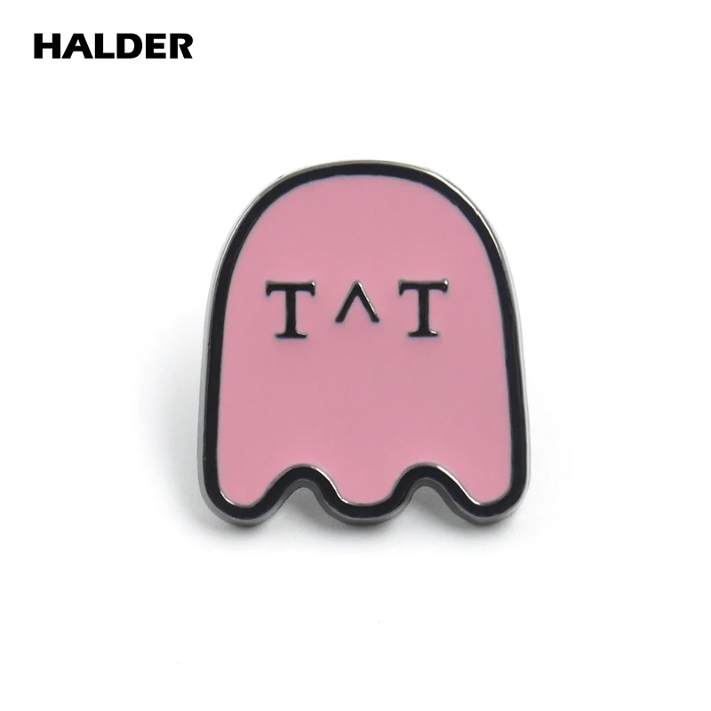 BR0064 HALDER смайлик значок Смешное выражение модные ювелирные изделия игла шаль-рубашка брошь с дизайном «девочка» булавки Нагрудный значок одежда аксессуар