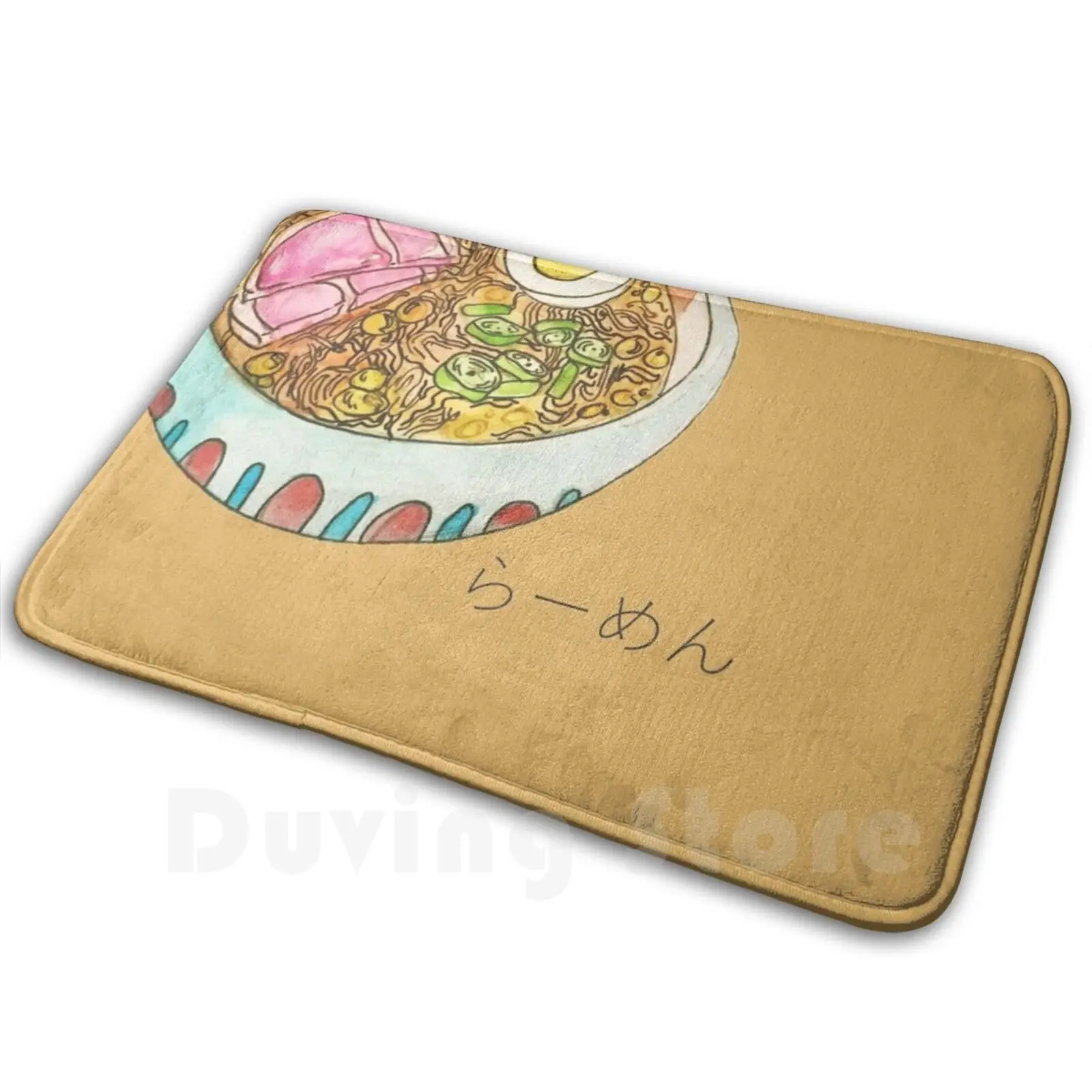 Ponyo Ramen Tappeto Mat Tappeto Cuscino Morbido Ramen Giappone Panda Ponyo Ghibli Studio Ghibli Miyazaki Fan Art Anime Soup