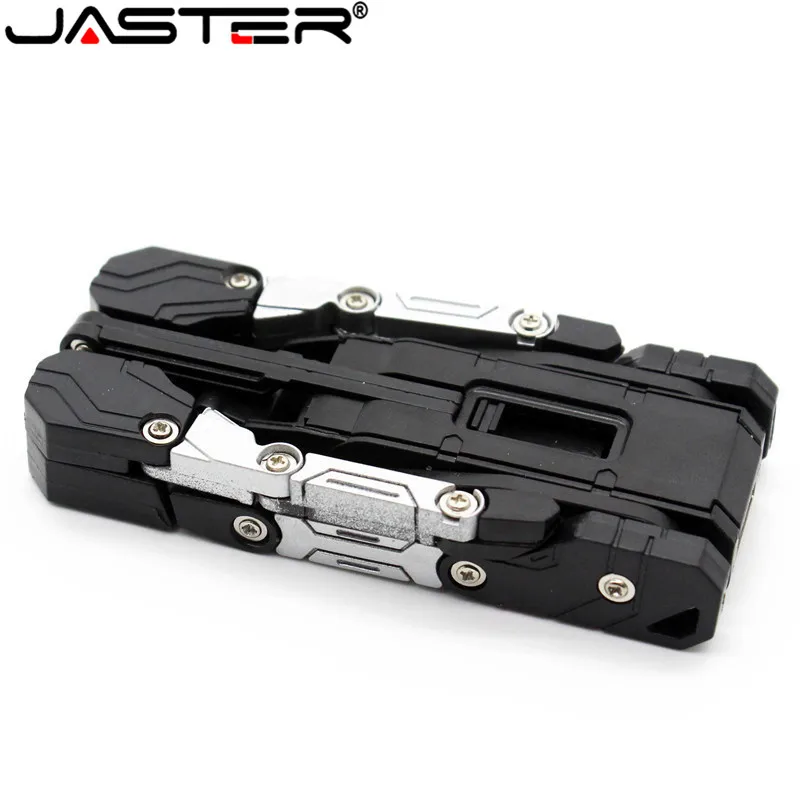 Robô da Transformação do Transfomer da Movimentação do Flash do Caráter Usb2.0 dos Desenhos Animados do Disco do Estilo Plástico do Brinquedo de Jaster u 4gb 64gb 16gb 32gb - Imagem 2