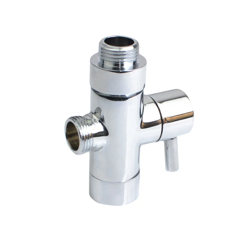 

New T-adapter 3 Ways Valve For Diverter Bath Toilet Bidet Sprayer Shower Head Dls HOmeful