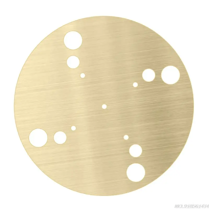 Anti-static Slipmat Record Mat Brass Turntable Platter Mat For Vinyl Record Music Recording Equipment JY23 21 vinyl record storage case