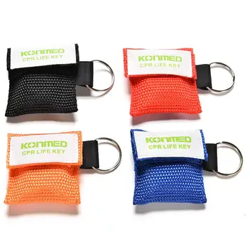 

1PCS Keychain First Aid CPR Resuscitator Mask Emergency Face Shield CPR Mask Health Care Tools