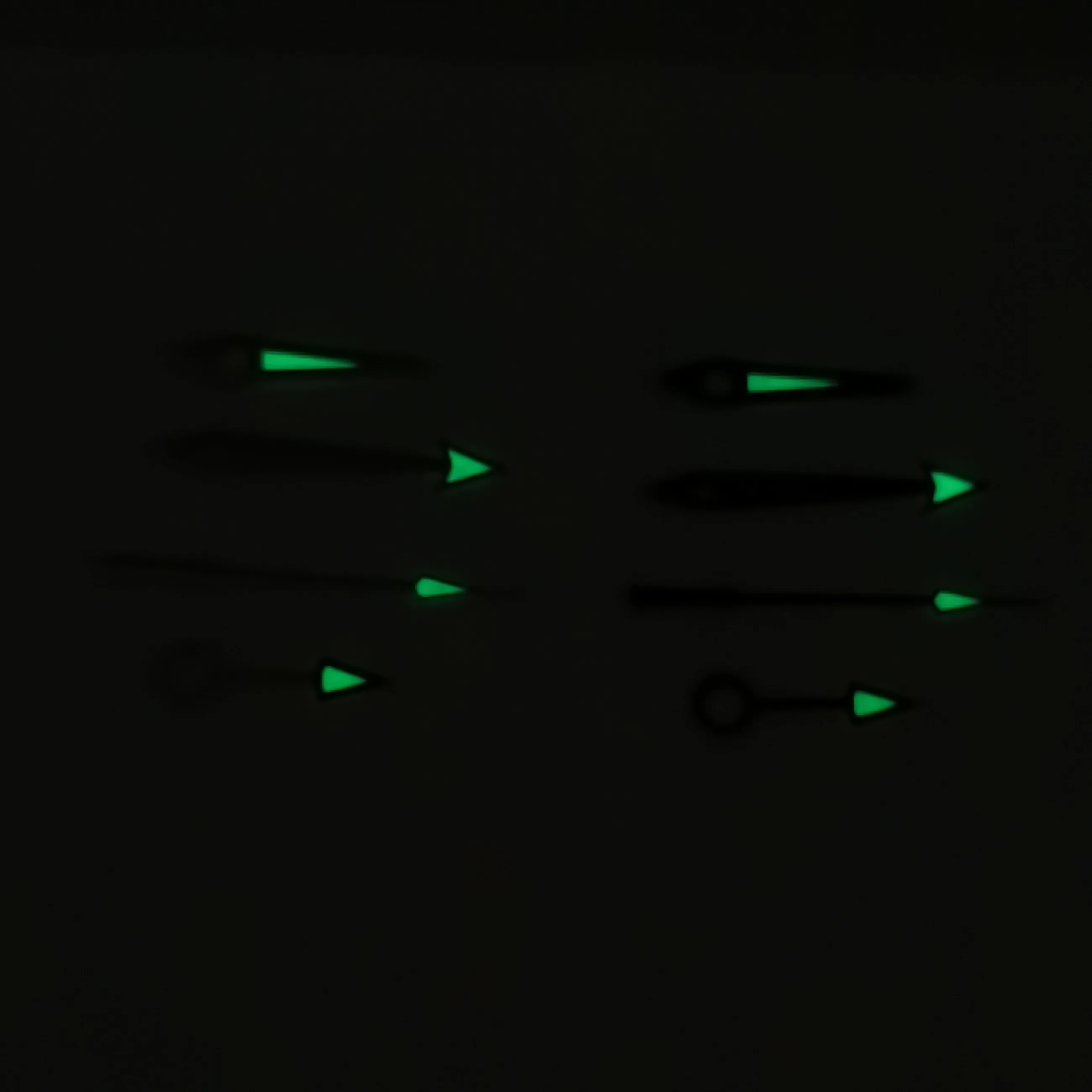 New Watch Hands Green Luminous Fit Mingzhu 3804 Automatic Movement