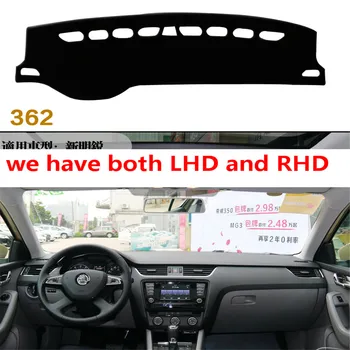 

For skoda Superb 2015 2016 2017 20182019 2020 Dashmats Car-styling Accessories Dashboard Cover Pad Carpet sunshade