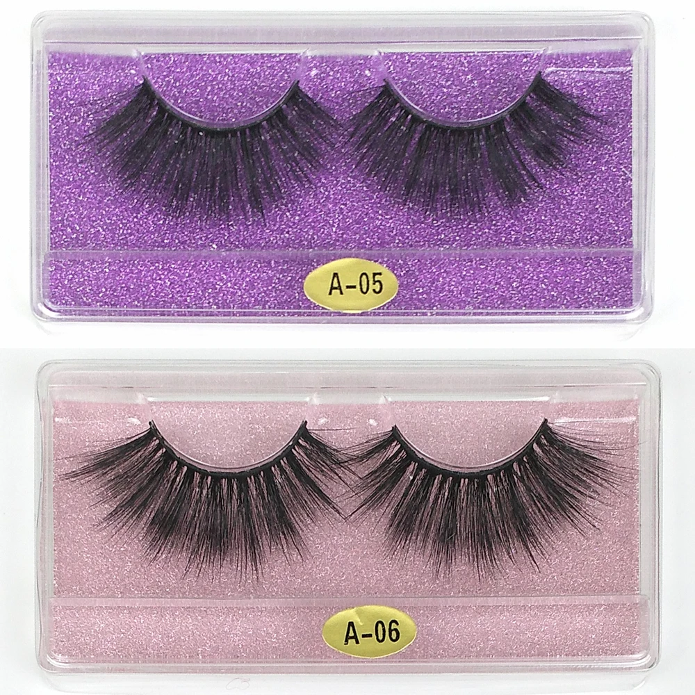 Wholesale 25mm Lashes 100/300/500 Pairs False Eyelashes Thick Strip Mink Lashes Makeup Dramatic Long Mink Eyelashes In Bulk