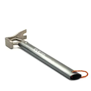 

Tent Hammer Lightweight Aluminum Alloy Handle Stainless Steel Nail Puller Bottle Opener Outdoor Camping Peg Accessories......