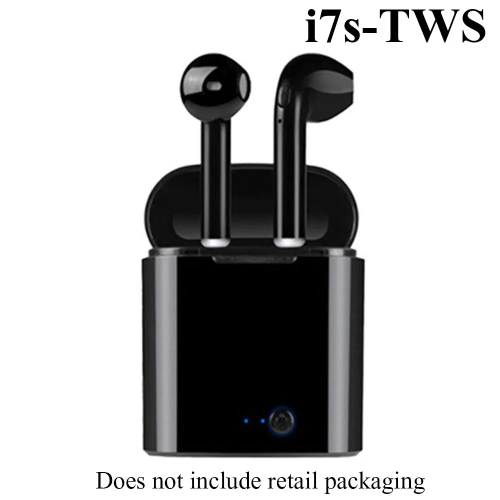 i7s black I9s/i7S TWS 5,0 Bluetooth наушники, беспроводные наушники, Спортивная гарнитура, стерео гарнитура, игровая гарнитура для телефона samsung huawei - Цвет: i7s black