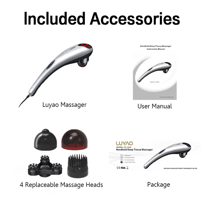 Electric Neck Massager Hammer, Multifunctional MedexxPRO LLC