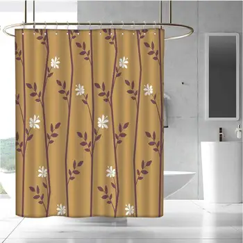 

Odorless Waterproof Shower Curtain Large Home Decoration