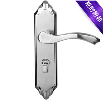 

Stainless Steel Doorknob Protector Household Room Bedroom Door Lock Universal Modern Mute Wood Door Lock