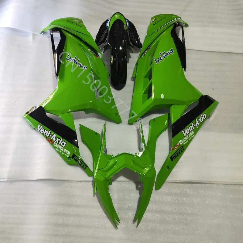 Горячая Распродажа обтекатель для KAWASAKI NINJA ZX300R EX300 300 2013 2015 13- 15 зеленый черный