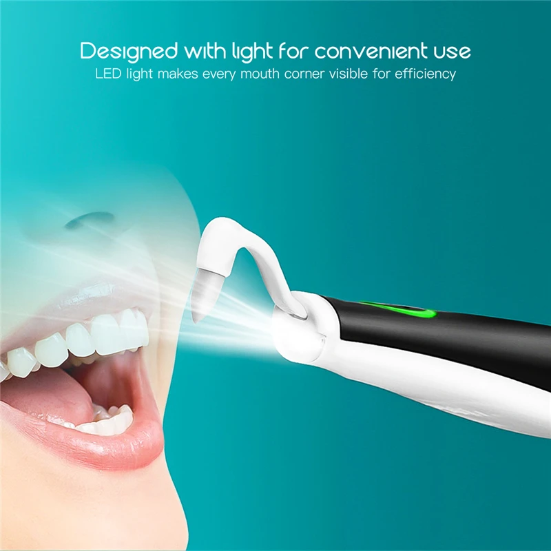 Ceny 5 w 1 elektryczny Dental wybielanie zębów polerka LED Light Calculus Remover wysokiej częstotliwości wibracji czyszczenie zębów Instrument 45