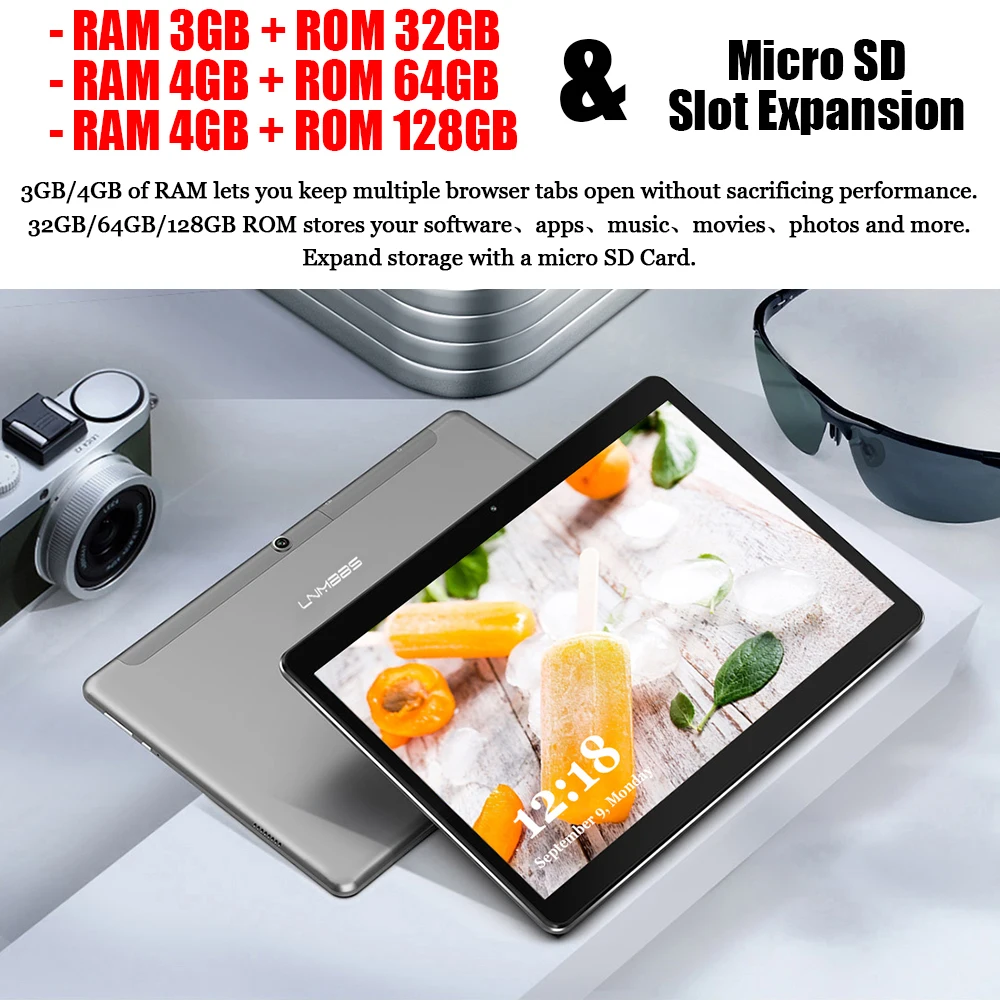 LNMBBS M20 планшет 10 1 дюймов android 8 0 планшеты 3G + 32 ГБ 4 64 Гб/128 1920*1200 ips wifi Две sim карты carmea