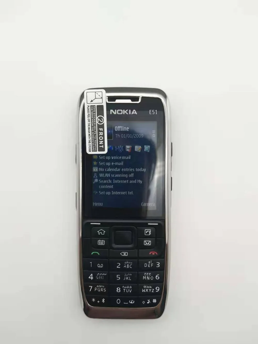 Оригинальные разблокированные мобильные телефоны Nokia E51 без камеры с Bluetooth JAVA wifi разблокировка сотовый телефон Восстановленный