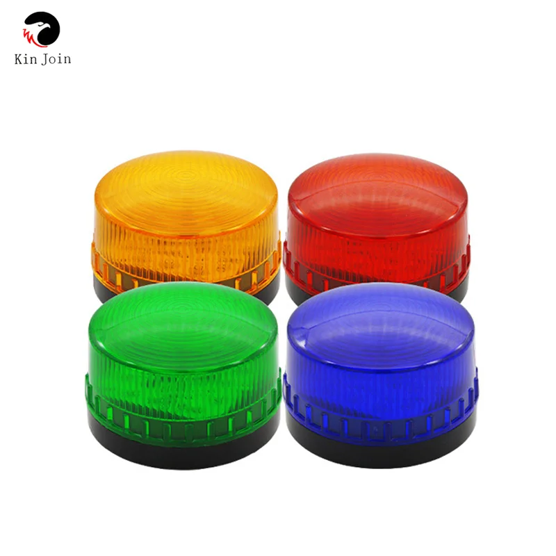 Gate Opener Waterproof Mini Lamp Security Alarm Strobe Warning Signal Flashlight Red Yellow Blue Green Optional 2pcs multifunctional mini warning light ship car motorcycle turn signal red green 3 lighting modes [steady flash and strobe]