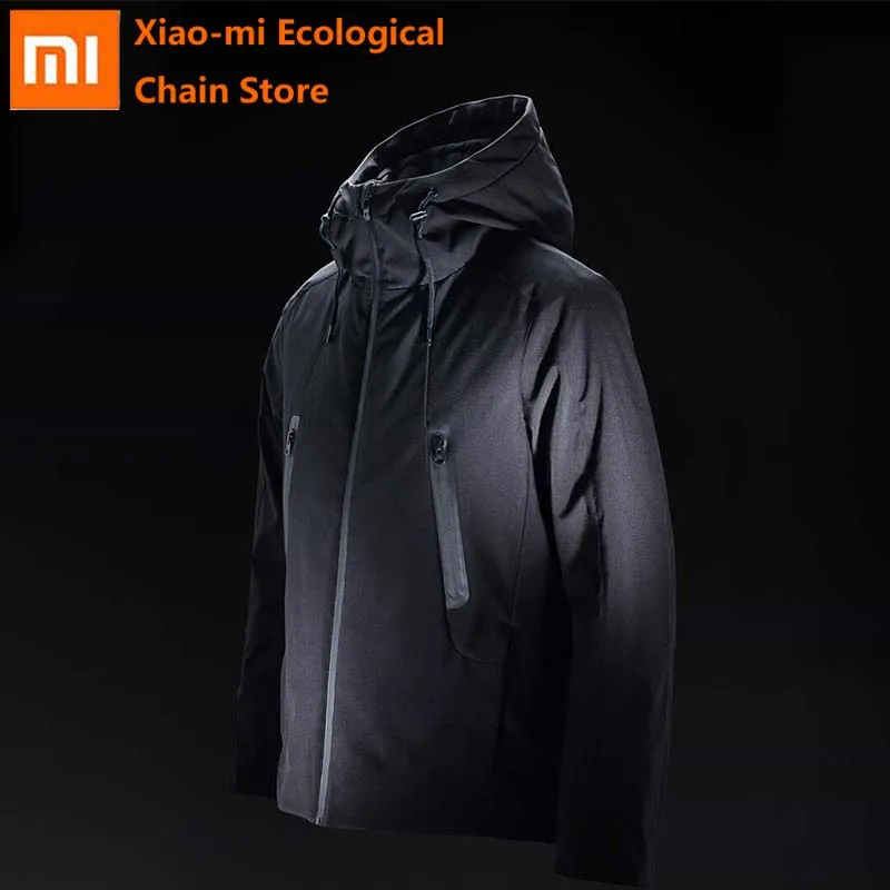  Xiaomi New Winter heating down Men jacket smart temperature control jacket goose down clothes washa