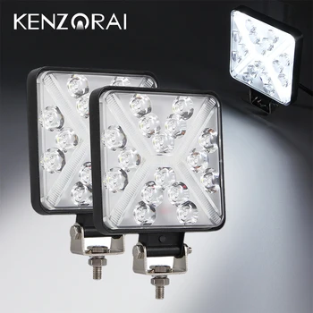 

2pcs 4inch 6000K 168W LED Work Light Spotlight LED Light Bar For 4x4 Offroad ATV UTV Truck Tractor Motorcycle Fog lights