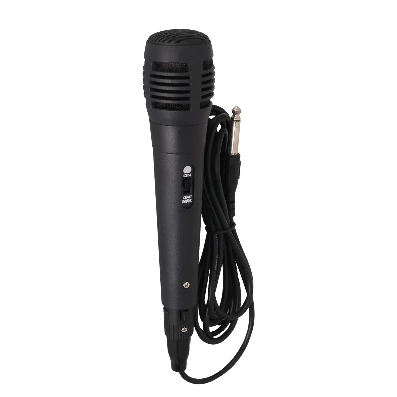 Microfoon-conector de mano Universal para Karaoke, amplificador de mano unidireccional con cable, para promoción