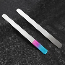 Выставочный двухсторонний Полирующий гвоздь из карбида кремния из нержавеющей стали с эпоксидной ручкой da mo tiao инструмент для маникюра