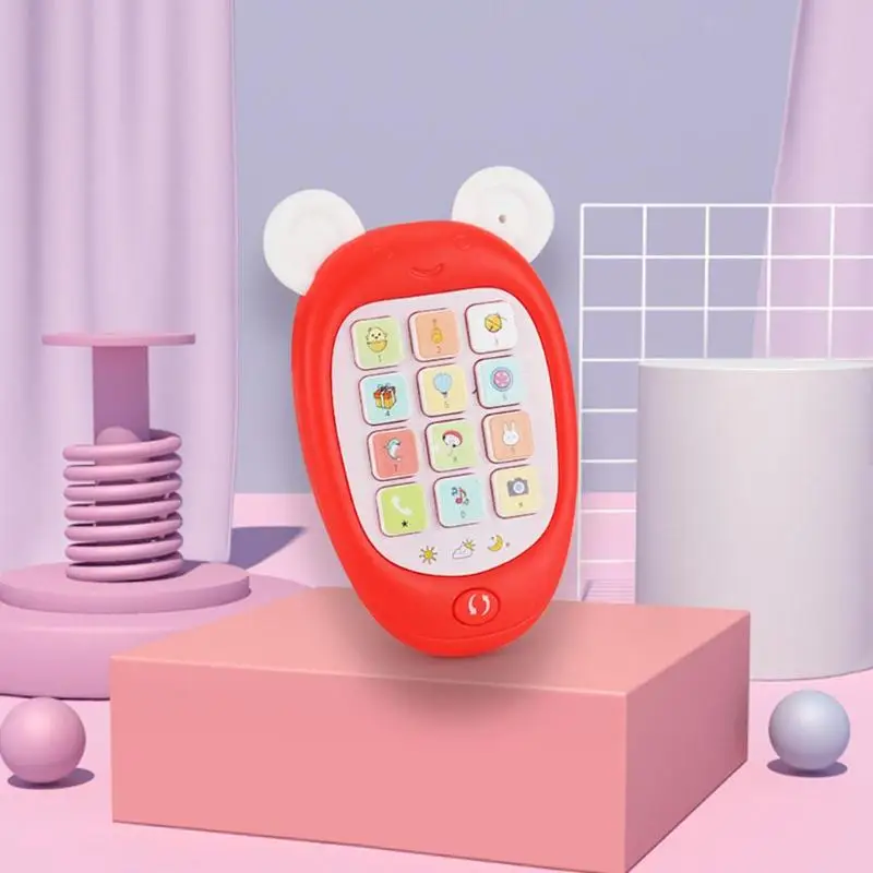 Мини Электронная игрушка для мобильного телефона, богатая цветом, для развития глаз, музыкальное, раннее, Образовательное