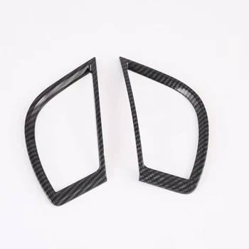 

For Kia Seltos 2019 2020 Side Air Condition Vent Outlet Cover Trim Decoration Sticker Carbon Fiber Inner Accessories Car Styling