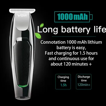 

20ML Household Shaver Clippers Mute Rechargeable Cordless Electric Hair Clippers Hair Styling Tool Salon Barber Accessories