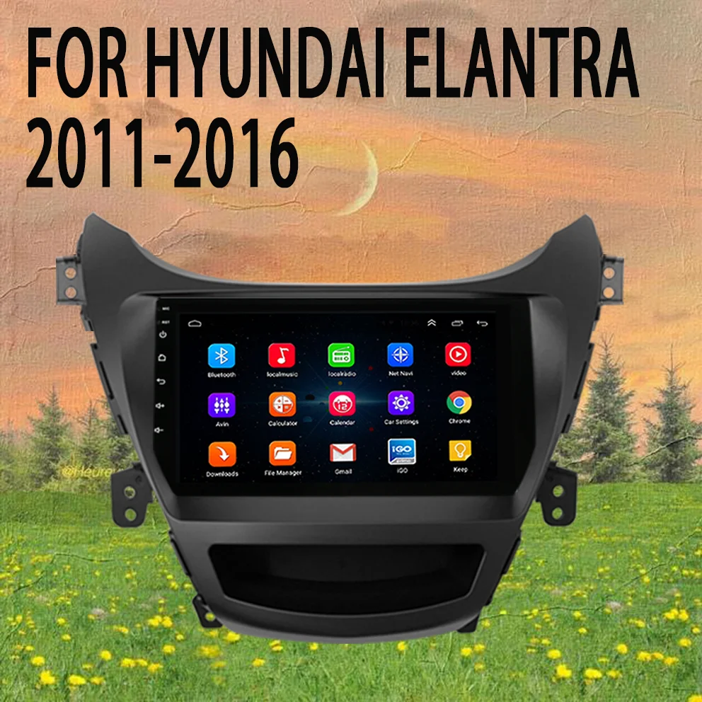 Автомагнитола RDS DSP Android 10 для HYUNDAI Elantra 2011-2016 автомагнитола магнитола