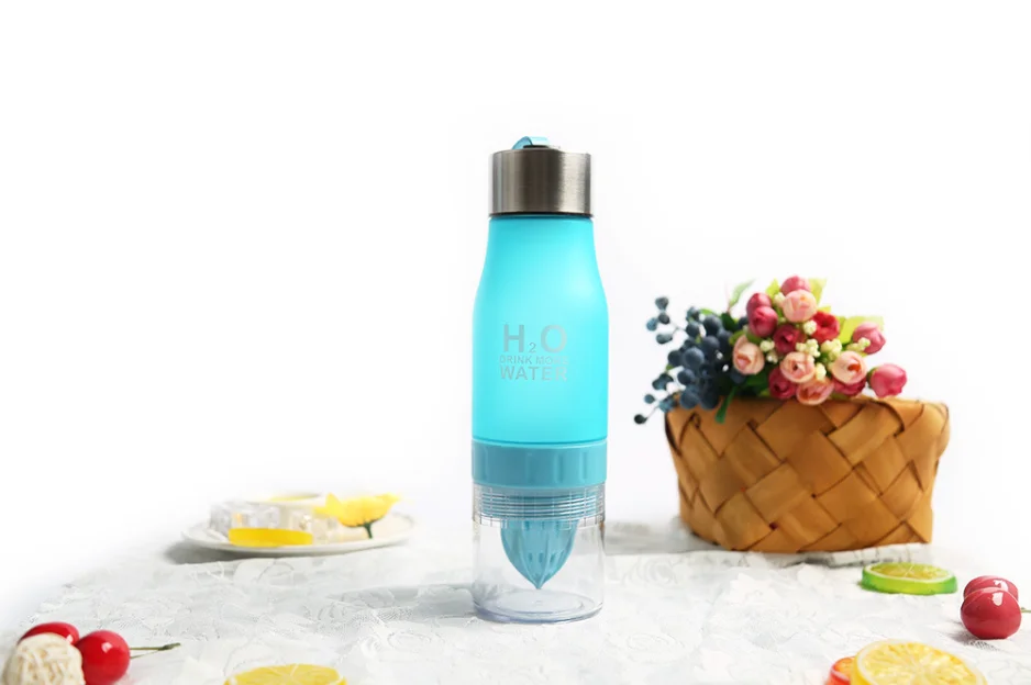 Juice cup Бутылка для воды для заварки, пластиковая бутылка для фруктовых напитков, Спортивная бутылка для сока, лимона, портативный чайник - Цвет: Juice cup