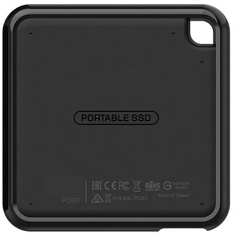 Внешний SSD накопитель Silicon Power PC60 SP480GBPSDPC60CK 480GB USB 3.2 Type C 1.8&quot чтение: 540 Мб/сек запись: