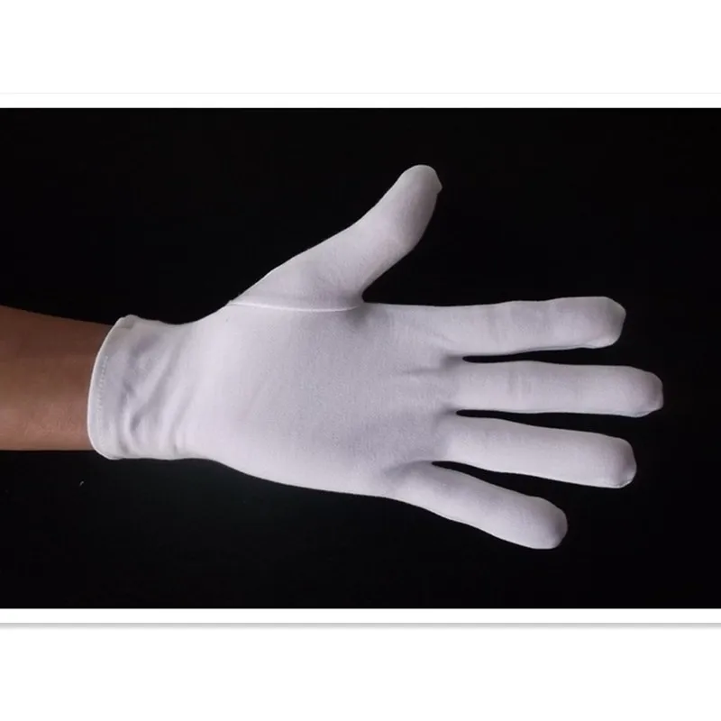 

1 pair White Cotton Gloves Serving/Waiters Gloves/Concierge/Butler/Snooker/Equestrian