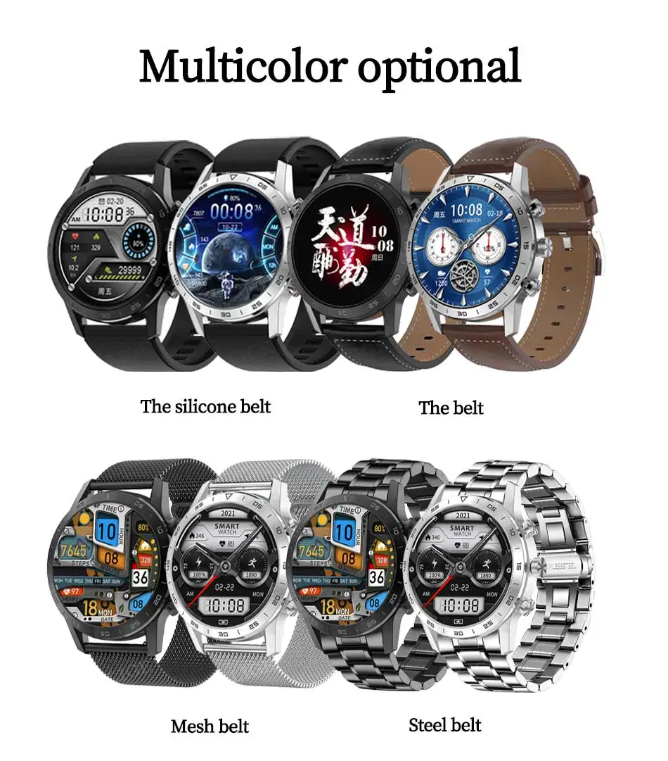 LIGE New Smart Watch Men Heart Rate Monitor ECG+PPG Men's Smartwatch Fitness Tracker Watch Dial Call Smartwatch for Xiaomi