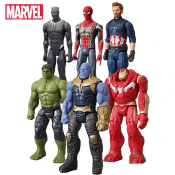 

Hasbro 30cm Marvel Avengers Toy Tinos Hulk Nemesis Spiderman Iron Man Captain America Thor Thor Thor Wolf ol Leopard Statue Doll