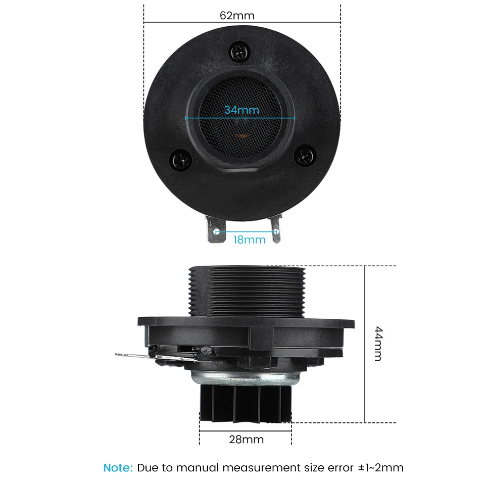 Bobine Vocale (film) Pour Tweeter 34,4 Mm - 8 Ohm - Remplacement DIY Pour Haut-parleurs, Systèmes Home Cinéma