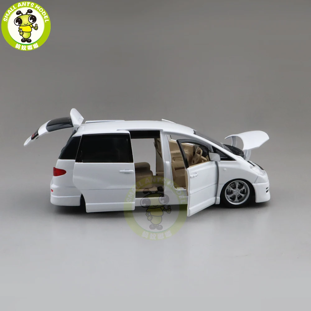 1/32 Jackiekim ESTIMA MPV игрушка OTA литая металлическая Модель автомобиля игрушки дети звук освещение подарки