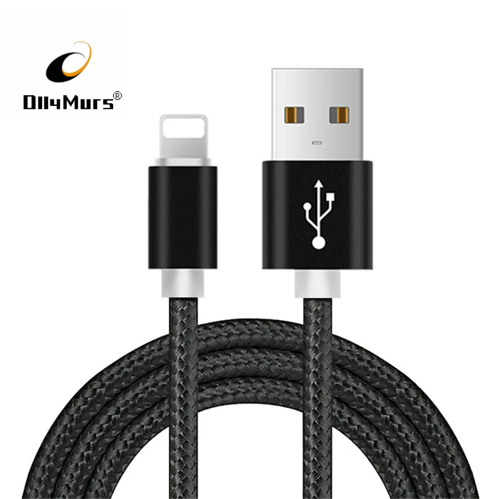 Плетеный usb-кабель для зарядки данных для iPhone 5 5S 6 6S 7 8 Plus X XR XS Max, быстрое зарядное устройство для телефона, usb-кабель длиной 0,25 м