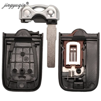 Keyforkess Sostituzione Chiave Shell per Alfa Romeo 159 156 Giulietta Brera Spider GT Smart Remote Key Card 3 Button Uncut lama - Jingyuqin Sostituzione Chiave Shell per Alfa Romeo 159 156 Giulietta Brera Spider GT Smart Remote