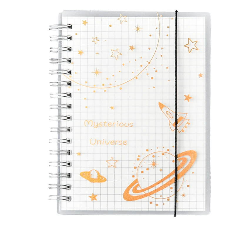 

agendas notebook spiral Hot stamping school bullet journa planner caderno diary note book notepad notebooks and journals cahier