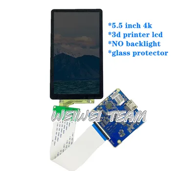 

5.5″ 4K 3840 x 2160 Phrozen LCD Screen for Shu ffle 4K 3D Printer Display Hdmi to Mipi Controller Board with Glass Protector