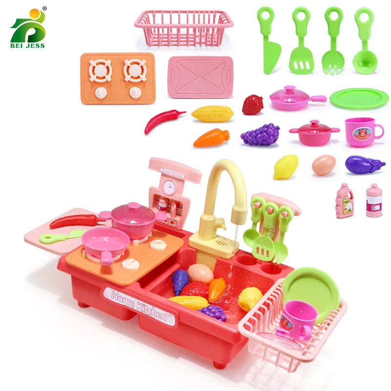 17-22 pièces enfants cuisine vaisselle jouet ensemble filles jeux Miniature nourriture légumes fruits cuisson jouets éducatifs de cuisine pour les enfants