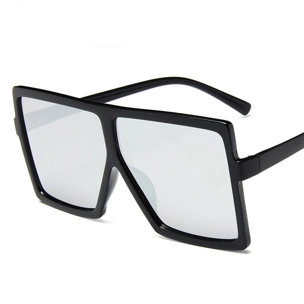 Новые женские крупные солнцезащитные очки ретро брендовые дизайнерские градиентные солнцезащитные очки Мужские Винтажные Солнцезащитные очки в крупной оправе - Цвет оправы: 5