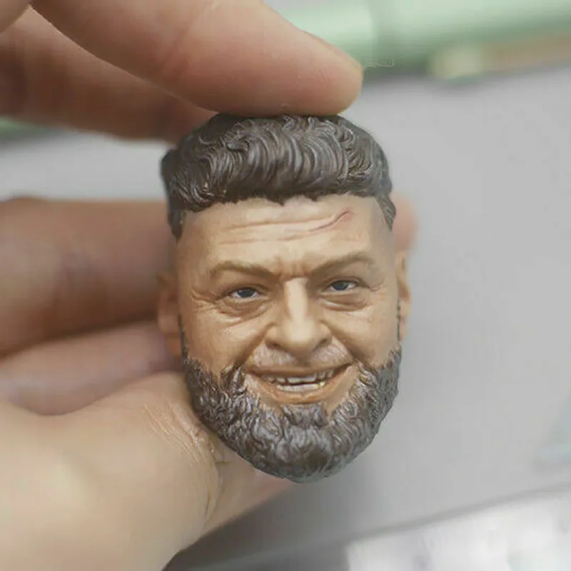 

1:6 AI-006 Weapons Dealer Head Sculpt Model Toy In Stock Fit 12Inch Male Body