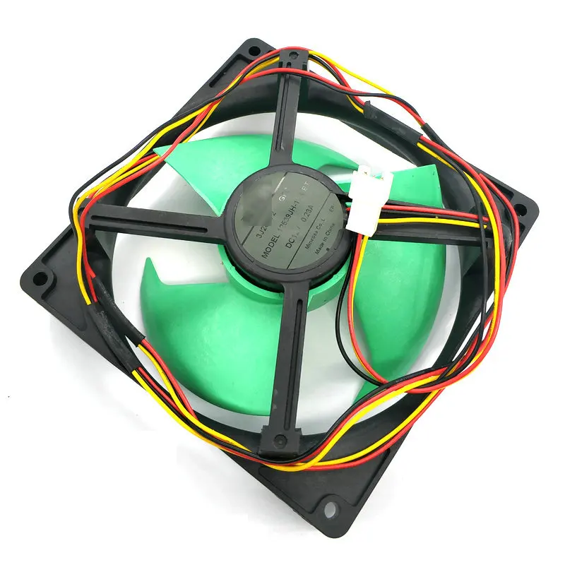 Original Novo 12539jh12k-bt Dc12v 0.23a 12cm para Ventilador de Refrigeração do Refrigerador - Imagem 2