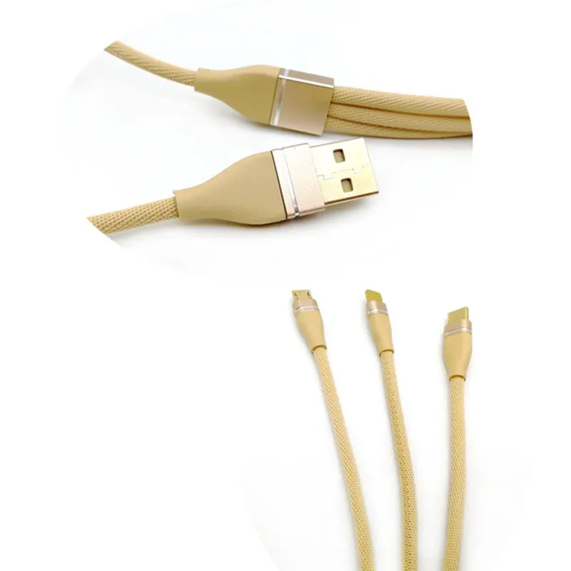 Cafele USB 3 в 1 кабель 2.4A Быстрая зарядка Micro Usb кабели для iphone Xs Max Xiaomi M9 M8 Redmi Note 7 Hua wei