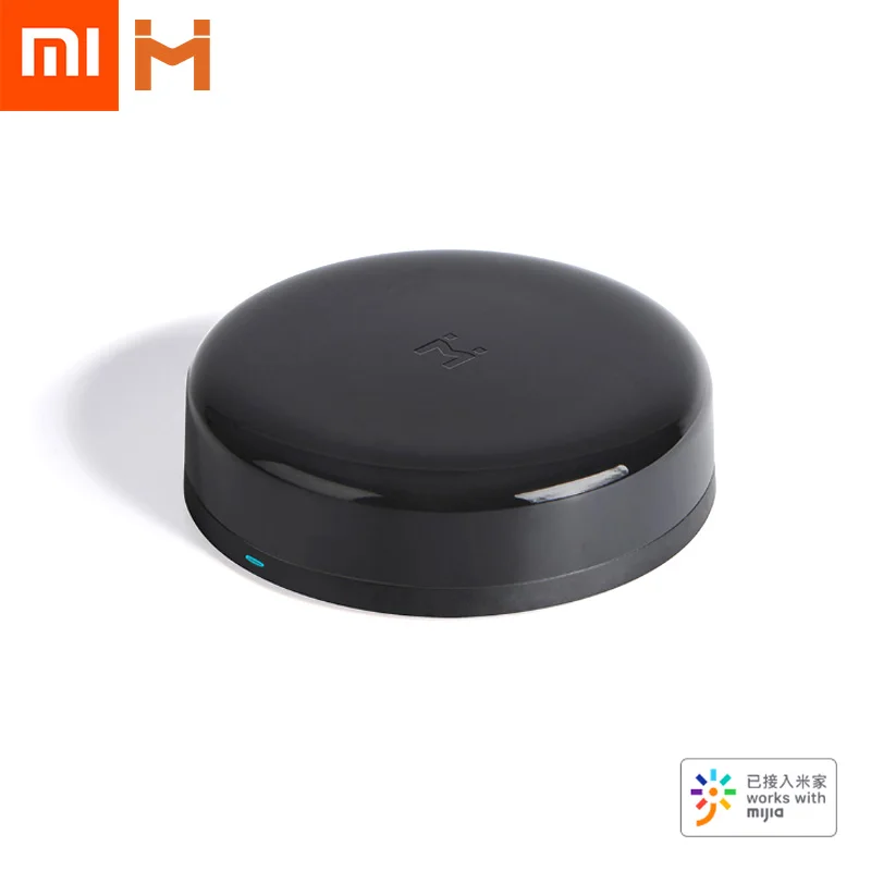 Black Xiaomi xiaobay универсальный пульт дистанционного управления Голосовая версия Встроенный Bluetooth шлюз пульт дистанционного управления Переключатель синхронизации центр управления - Цвет: Black