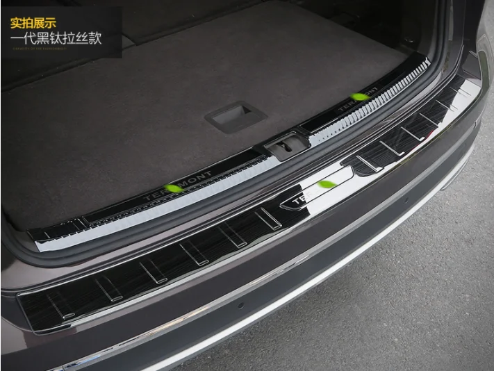 Для Volkswagen Teramont второго поколения из нержавеющей стали Автомобильный задний бампер протектор Подоконник педаль для багажника
