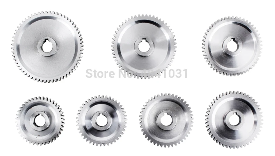 

7pcs metric metal gear set for SIEG C1&M1 lathe machine